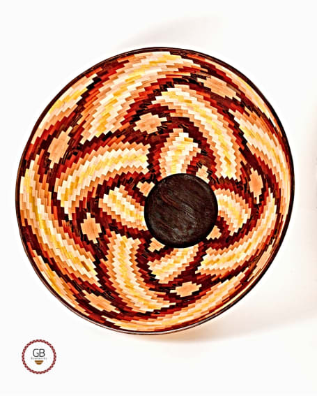 Hand turned wooden bowls